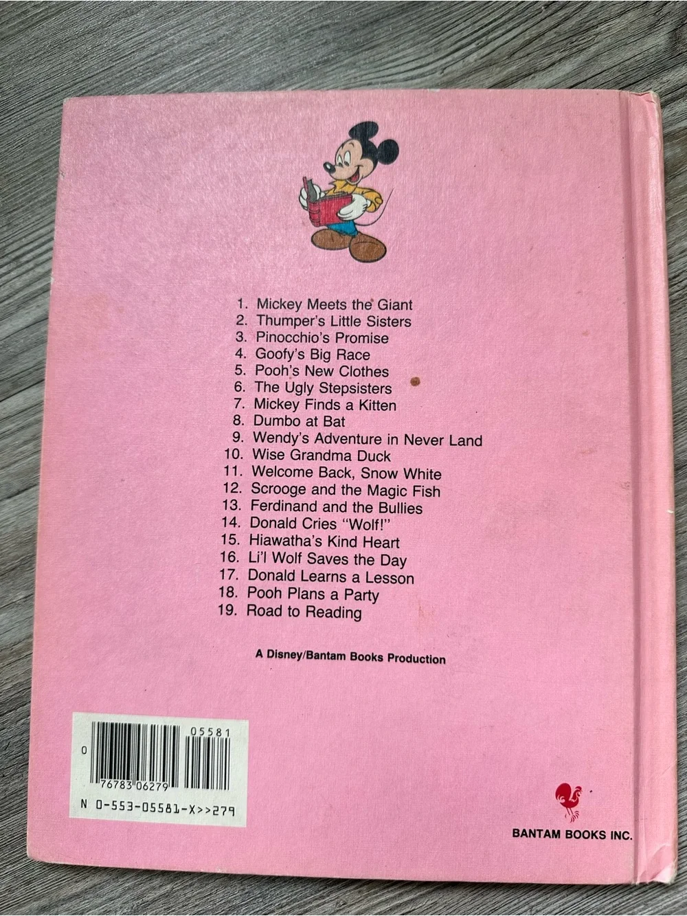 Walt Disney fun to read library volume 6- The Ugly Stepsisters - vintage 1986
